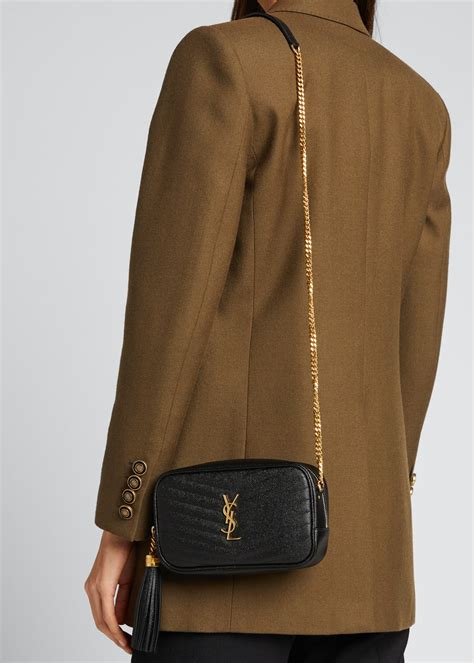 ysl lou mini leather crossbody bag|YSL lou camera bag authentic.